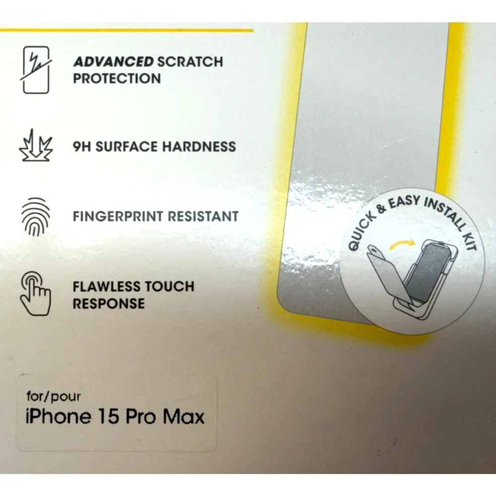 OtterBox Premium Glass - Screen Protector for Apple iPhone 15 Pro Max